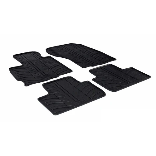 Set tappeti gomma Citroen C4 Aircross (04/12>12/17) Mitsubishi ASX (07/10>12/12) 24609