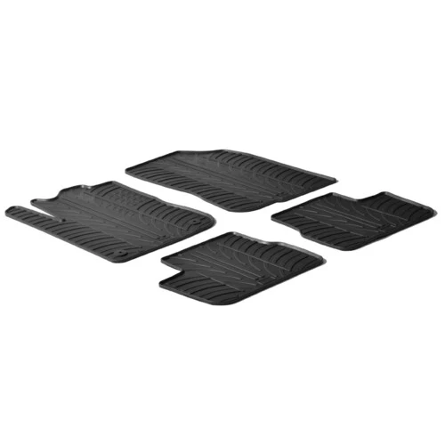 Set tappeti gomma Peugeot 208 3p (04/12>07/18) Peugeot 208 5p (04/12>10/19) 24357