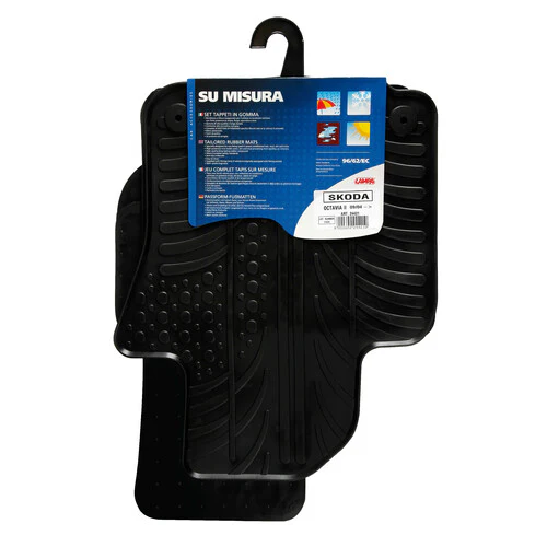Set tappeti gomma Skoda Octavia 5p 09/04>02/13 Skoda Octavia Wagon 01/05>04/13 24421 - Image 2