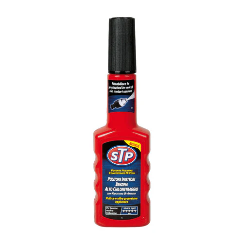 STP Pulitore iniettori benzina, alto chilometraggio - 200 ml