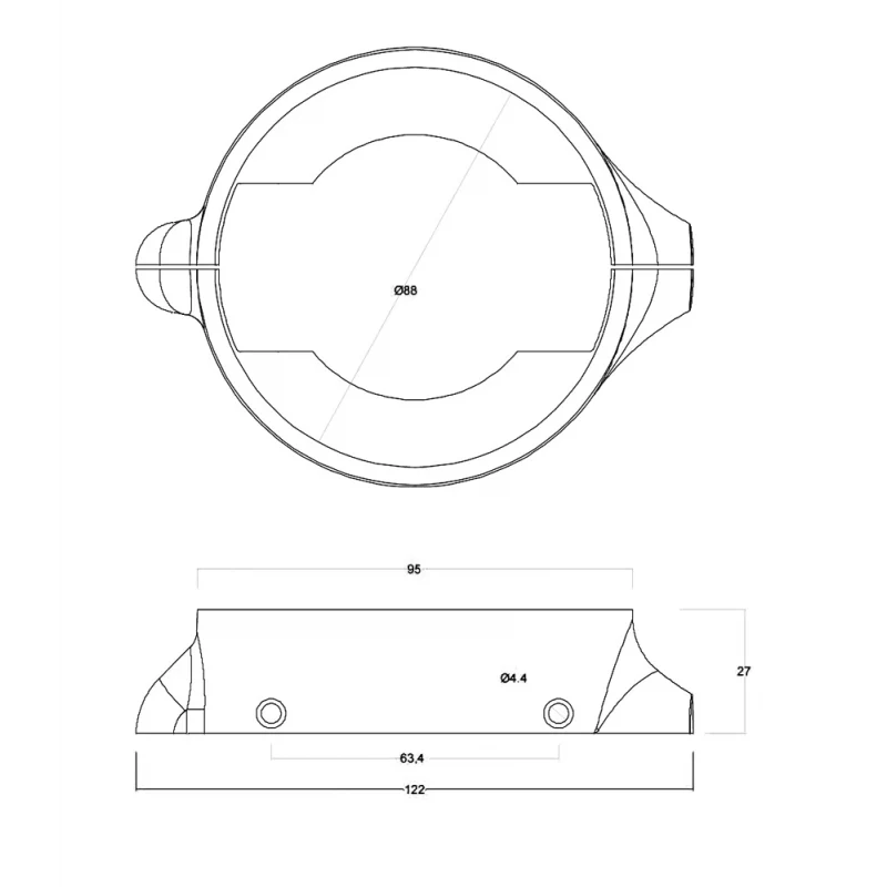 Tecnoseal Collare In Zinco Per Sail Drive 00706-1 - Image 2