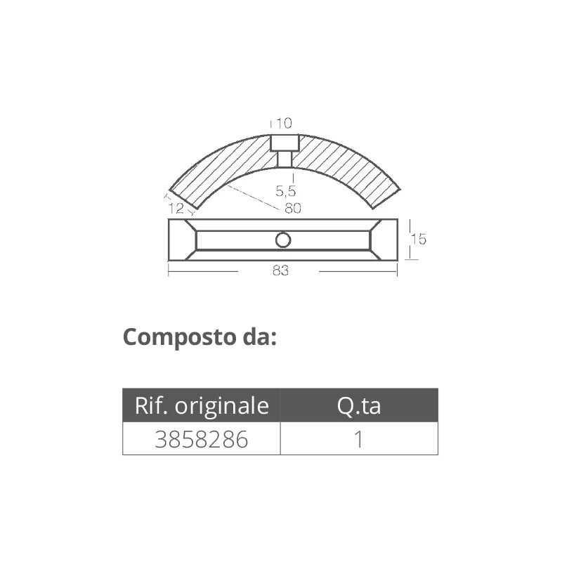 Tecnoseal Kit Alluminio Volvo Elica 3 Pale KITVOLVOELICA3PALE-AL - Image 2