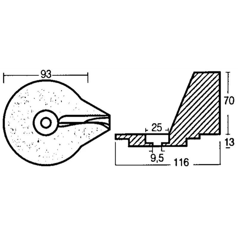 Tecnoseal Pinna In Zinco 00829 - Image 2