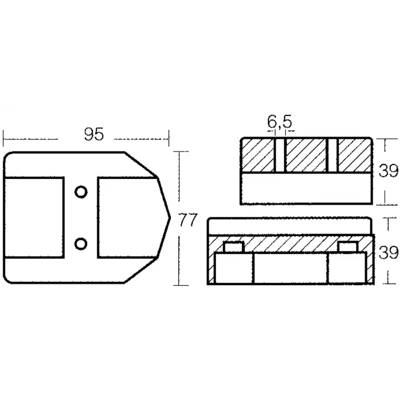 Tecnoseal Placca In Zinco Per Motori Mercury 00806BIS - Image 2