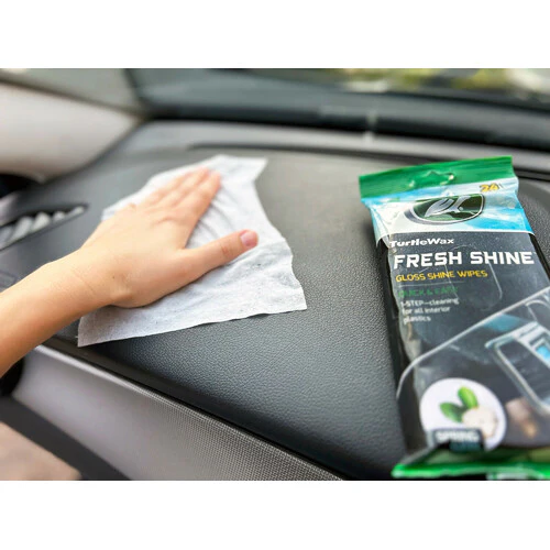 Turtle Wax Fresh Shine, salviette per cruscotto, finitura lucida - 24 pz - Image 2