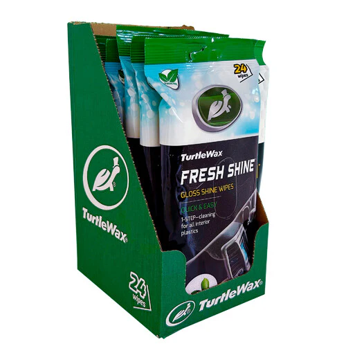 Turtle Wax Fresh Shine, salviette per cruscotto, finitura lucida - 24 pz - Image 3