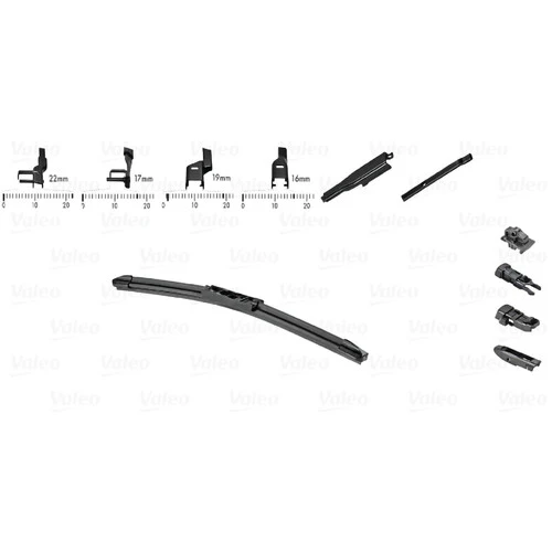 Valeo First Flat Blades, spazzola tergicristallo - FM75 - 750 mm - 1 pz